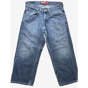 Vtg Levi's 569 Kids Denim Blue Jeans 8 Regular (28 x 23) Red Tab Loose Fit